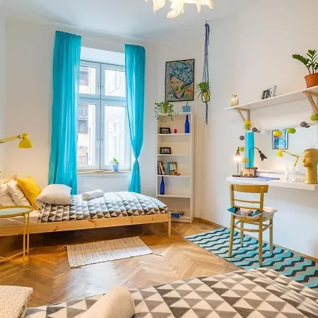 Blue Peace-Apartment With Free Parking In Center For 1-6 People Cracovia Exterior foto